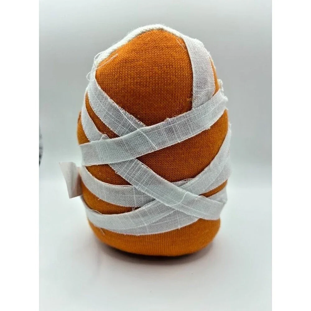 Halloween Mummy Candy Corn Plush Shelf Sitter Decor Weighted Soft Figure 8